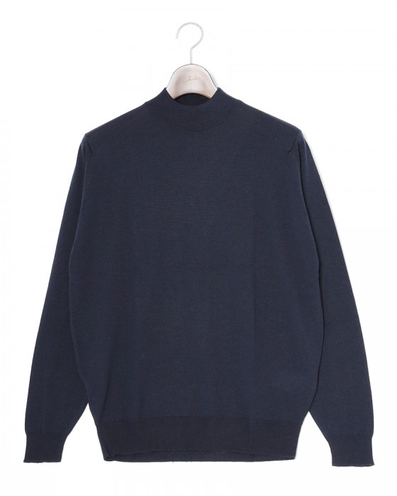 JOHN SMEDLEY30G ロングスリーブモックネックニット【KILDAY/MODERN FIT】c2
