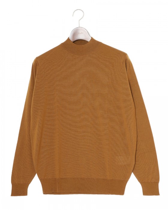JOHN SMEDLEY30G ロングスリーブモックネックニット【KILDAY/MODERN FIT】c3