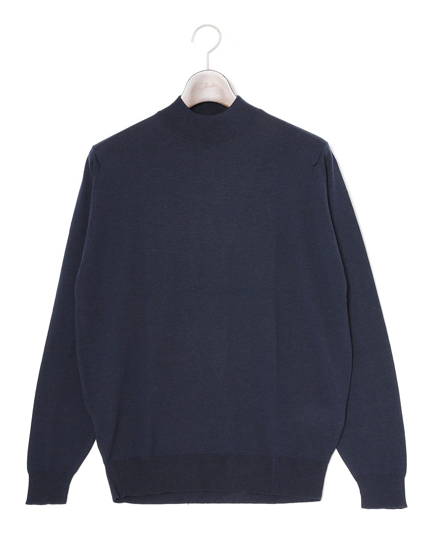 JOHN SMEDLEY30G ロングスリーブモックネックニット【KILDAY/MODERN FIT】c2