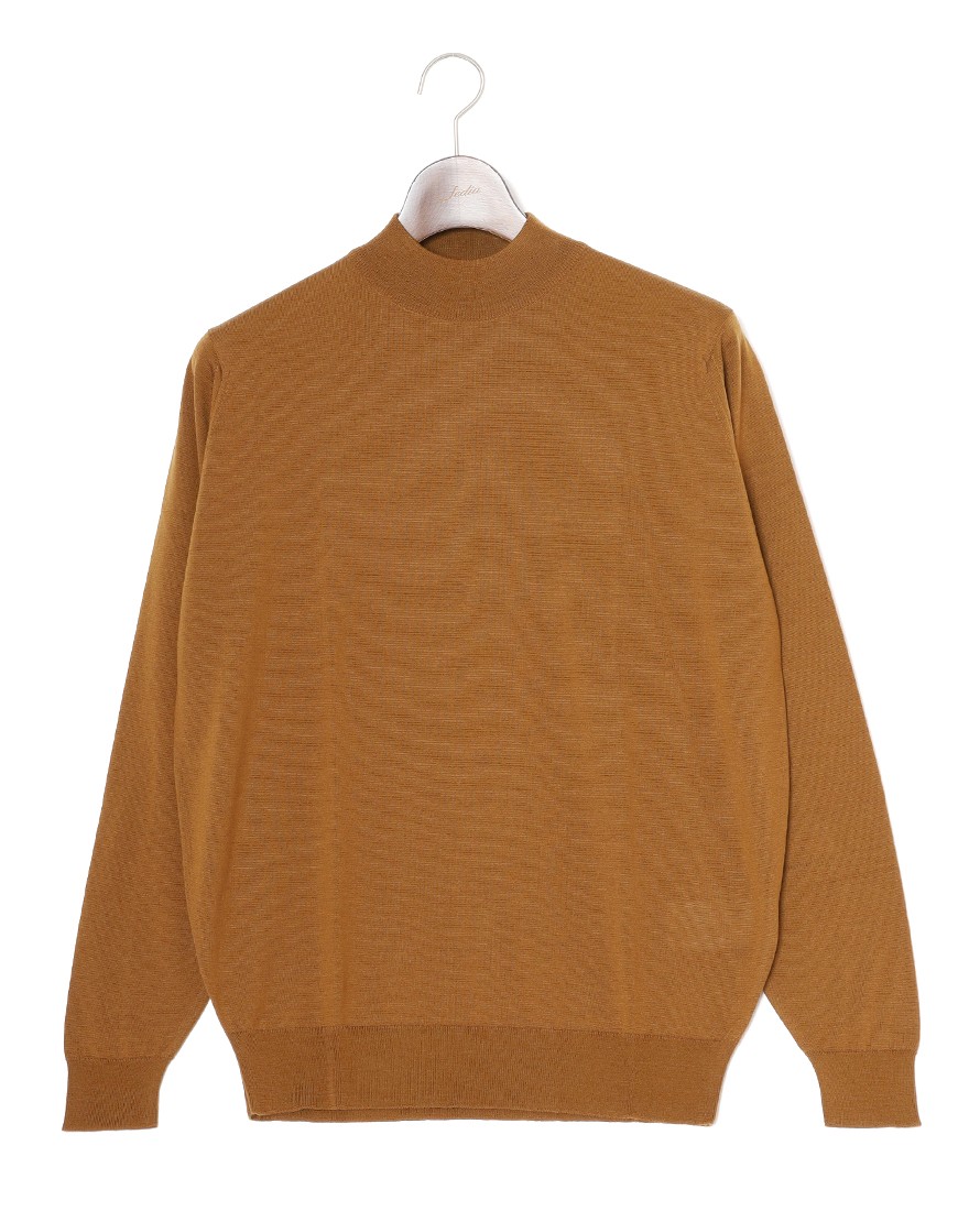 JOHN SMEDLEY30G ロングスリーブモックネックニット【KILDAY/MODERN FIT】c3