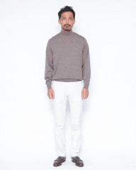 JOHN SMEDLEY30G ロングスリーブモックネックニット【KILDAY/MODERN FIT】mb_01l