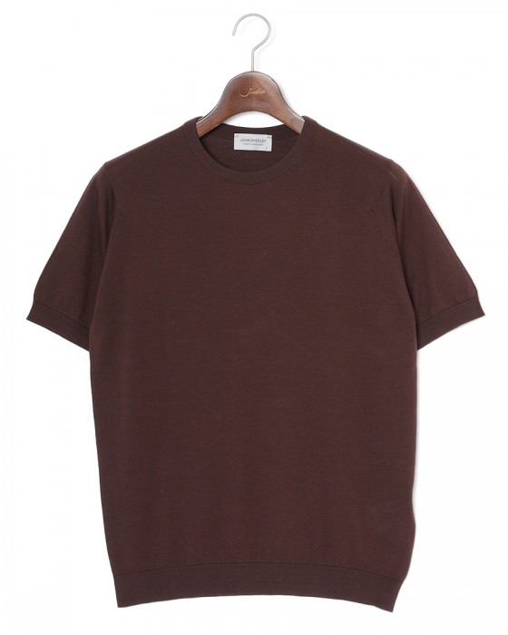 JOHN SMEDLEY30G シーアイランドコットン 半袖クルーネックニット【KIELL/MODERN FIT】c6