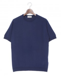 30G シーアイランドコットン 半袖クルーネックニット【KIELL/MODERN FIT】