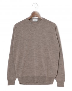 30G ロングスリーブクルーネックニット【SCANLAN/MODERN FIT】