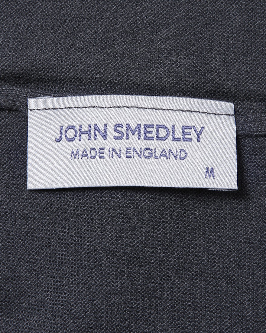 JOHN SMEDLEY30G シーアイランドコットン 半袖モックネックニット【ARBER/MODERN FIT】06l