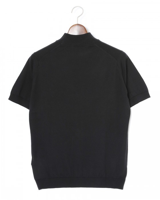 JOHN SMEDLEY30G シーアイランドコットン 半袖モックネックニット【ARBER/MODERN FIT】15l