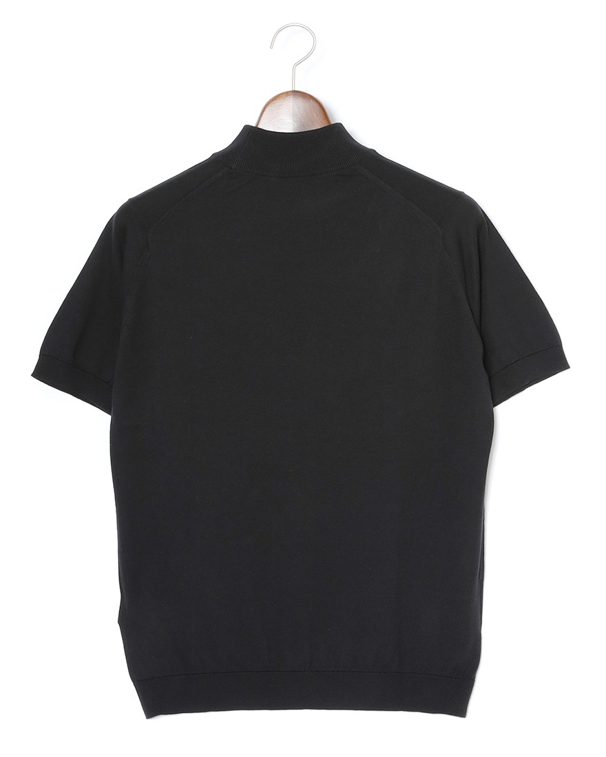 JOHN SMEDLEY30G シーアイランドコットン 半袖モックネックニット【ARBER/MODERN FIT】15l