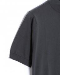 JOHN SMEDLEY30G シーアイランドコットン 半袖モックネックニット【ARBER/MODERN FIT】mb_04l