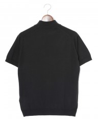 JOHN SMEDLEY30G シーアイランドコットン 半袖モックネックニット【ARBER/MODERN FIT】mb_15l