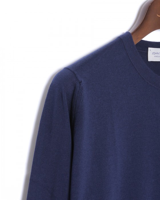 JOHN SMEDLEY30G シーアイランドコットン 長袖クルーネックニット【ROWLAND/EASY FIT】04l