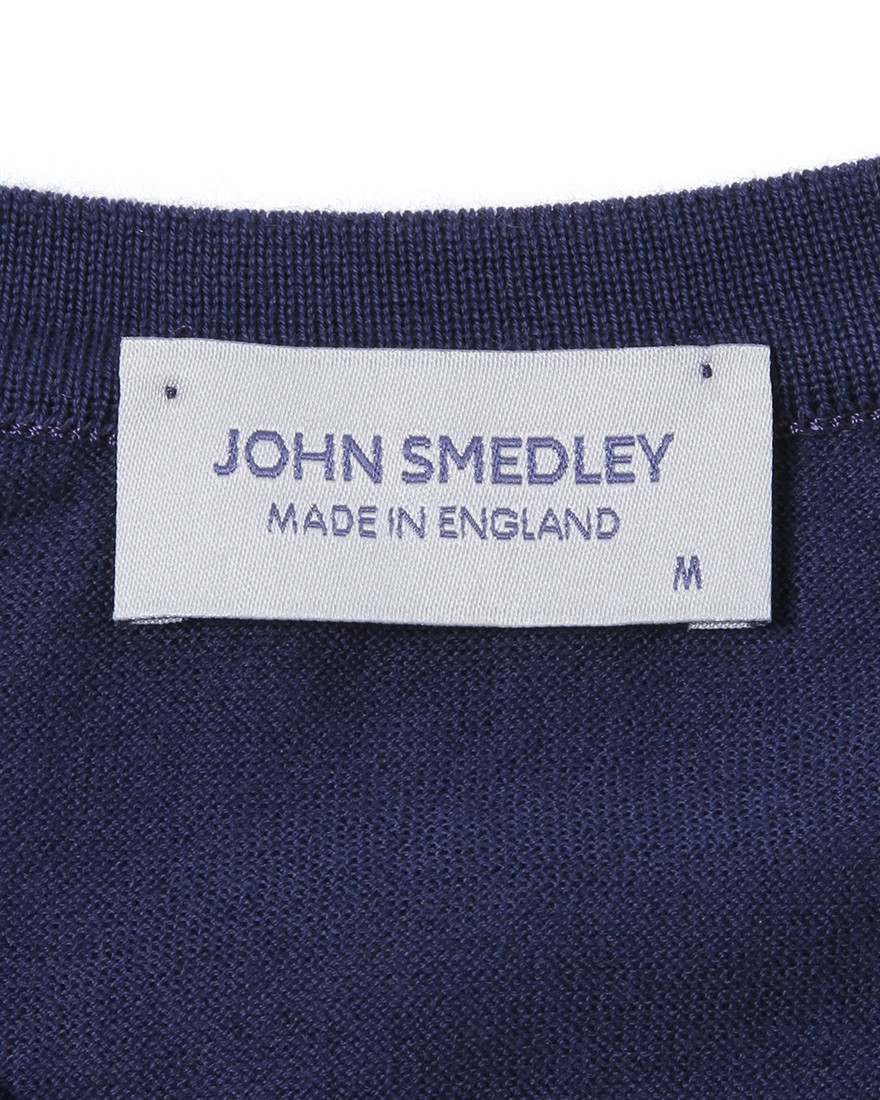 JOHN SMEDLEY30G シーアイランドコットン 長袖クルーネックニット【ROWLAND/EASY FIT】06l