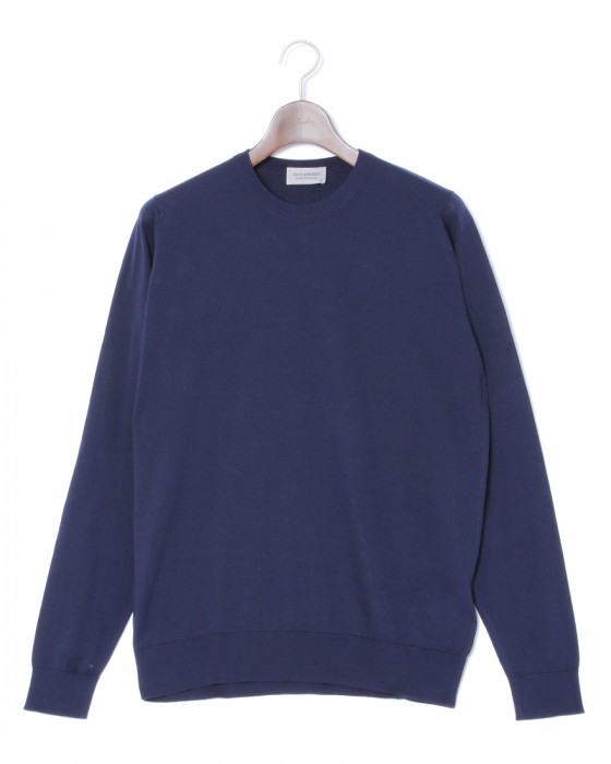JOHN SMEDLEY30G シーアイランドコットン 長袖クルーネックニット【ROWLAND/EASY FIT】c0