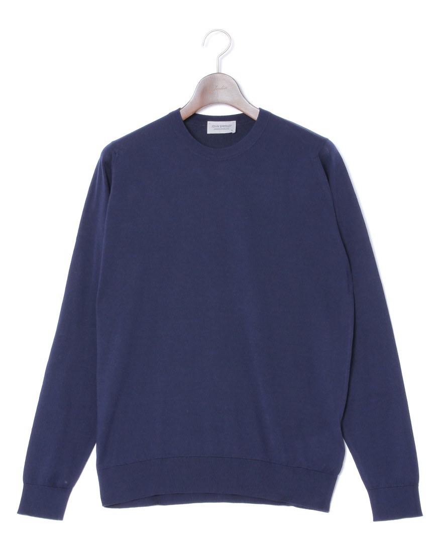 JOHN SMEDLEY30G シーアイランドコットン 長袖クルーネックニット【ROWLAND/EASY FIT】c0