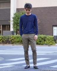 JOHN SMEDLEY30G シーアイランドコットン 長袖クルーネックニット【ROWLAND/EASY FIT】mb_ma