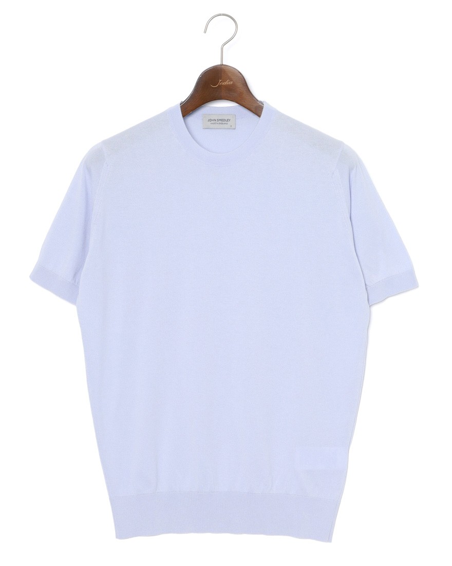 JOHN SMEDLEY30G シーアイランドコットン 半袖クルーネックニット【KEMPTON/EASY FIT】c5