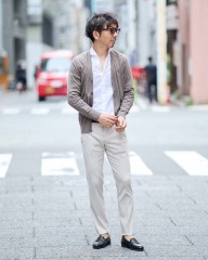JOHN SMEDLEY30G シーアイランドコットン 長袖カーディガン【WISTING/MODERN FIT】mb_ma