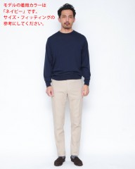 JOHN SMEDLEY30G ロングスリーブクルーネックニット【SCANLAN/MODERN FIT】mb_01l