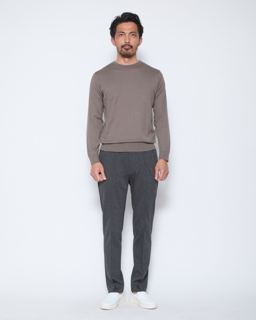 JOHN SMEDLEY30G シーアイランドコットン 長袖 クルーネックニット【DAVID/MODERN FIT】13l