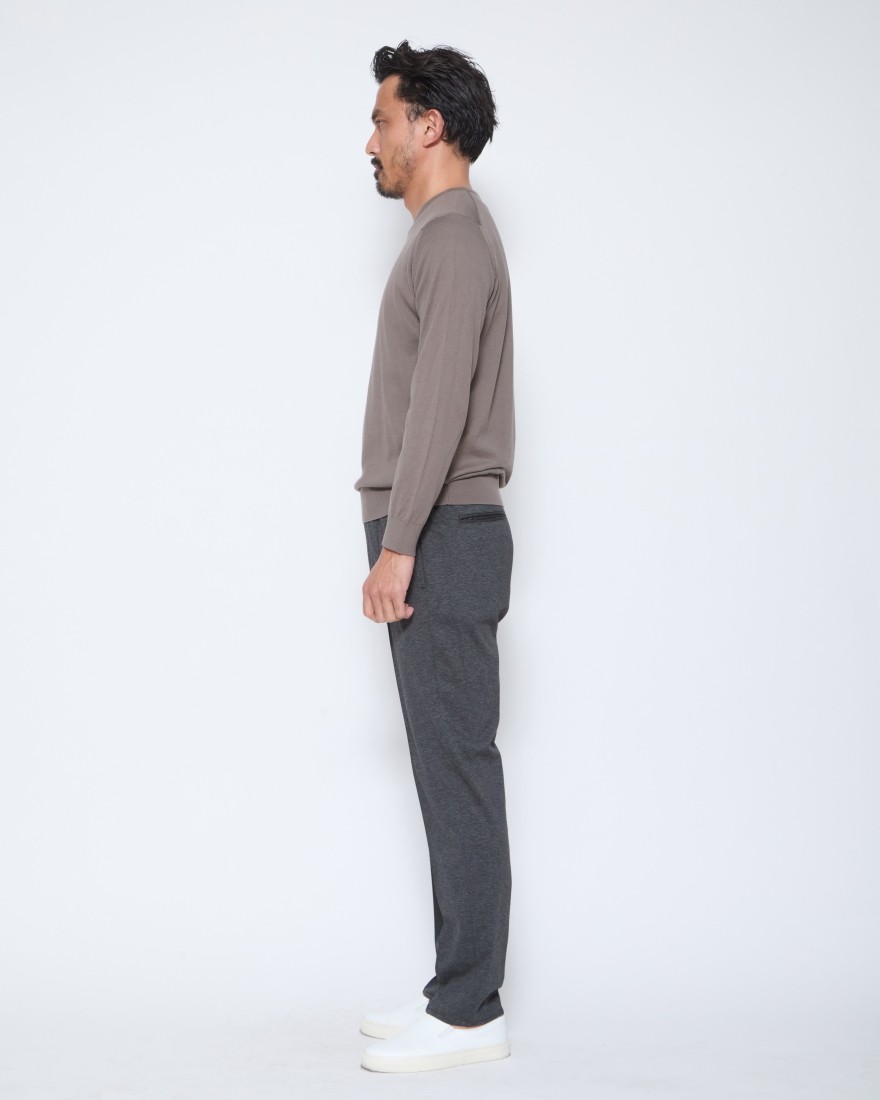 JOHN SMEDLEY30G シーアイランドコットン 長袖 クルーネックニット【DAVID/MODERN FIT】14l