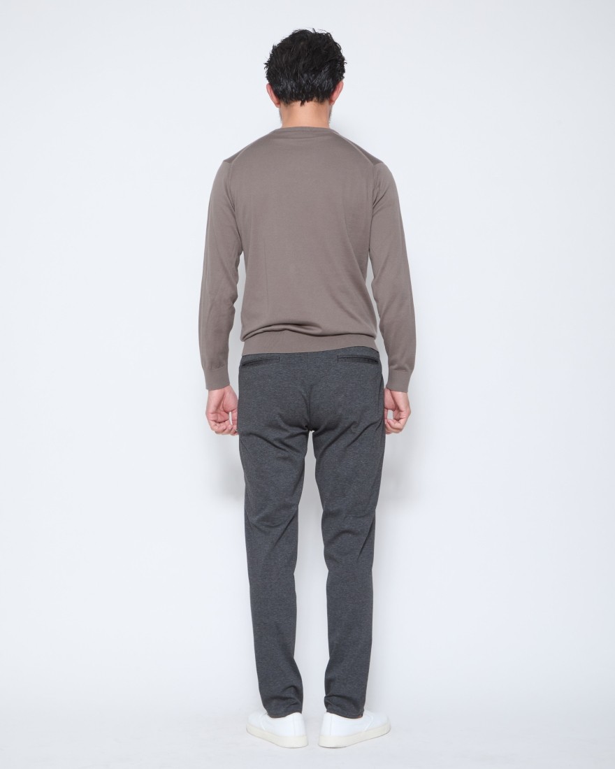 JOHN SMEDLEY30G シーアイランドコットン 長袖 クルーネックニット【DAVID/MODERN FIT】15l