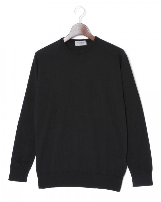 JOHN SMEDLEY30G シーアイランドコットン 長袖 クルーネックニット【DAVID/MODERN FIT】c0