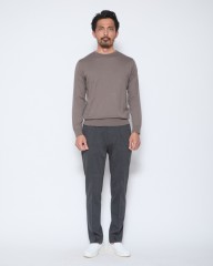 JOHN SMEDLEY30G シーアイランドコットン 長袖 クルーネックニット【DAVID/MODERN FIT】mb_13l