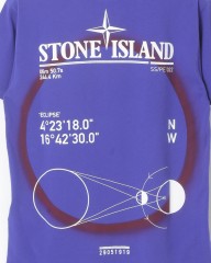 STONE ISLANDガーメントダイコットンジャージーTeeシャツ【JERSEY 30/1 COTONE STAMPA 'SOLAR ECLIPSE THREE'】mb_06l