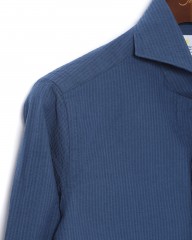giannettoシアサッカー カッタウェイシャツ【VINCI FIT】mb_05l