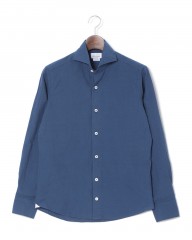giannettoシアサッカー カッタウェイシャツ【VINCI FIT】mb_c1