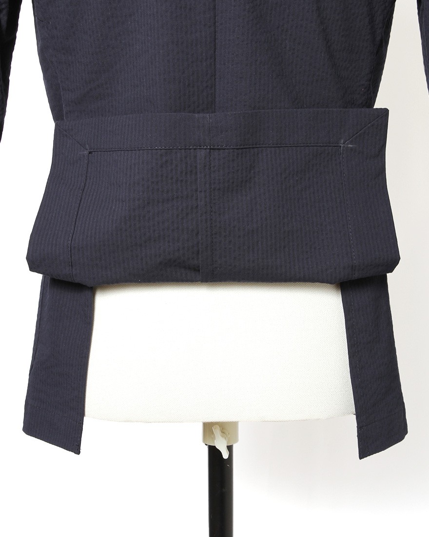 J7271 新品 ジャンネット シアサッカージャケット サックス