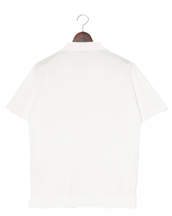 FILIPPO DE LAURENTIIS14Gクレープコットン スキッパーポロ01l