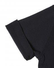FILIPPO DE LAURENTIIS14Gクレープコットン スキッパーポロmb_09l