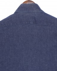giannettoシャンブレー カッタウェイシャツ【VINCI FIT】mb_07l