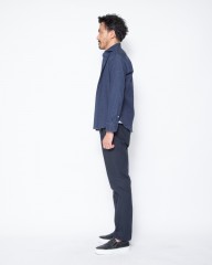 giannettoシャンブレー カッタウェイシャツ【VINCI FIT】mb_19l