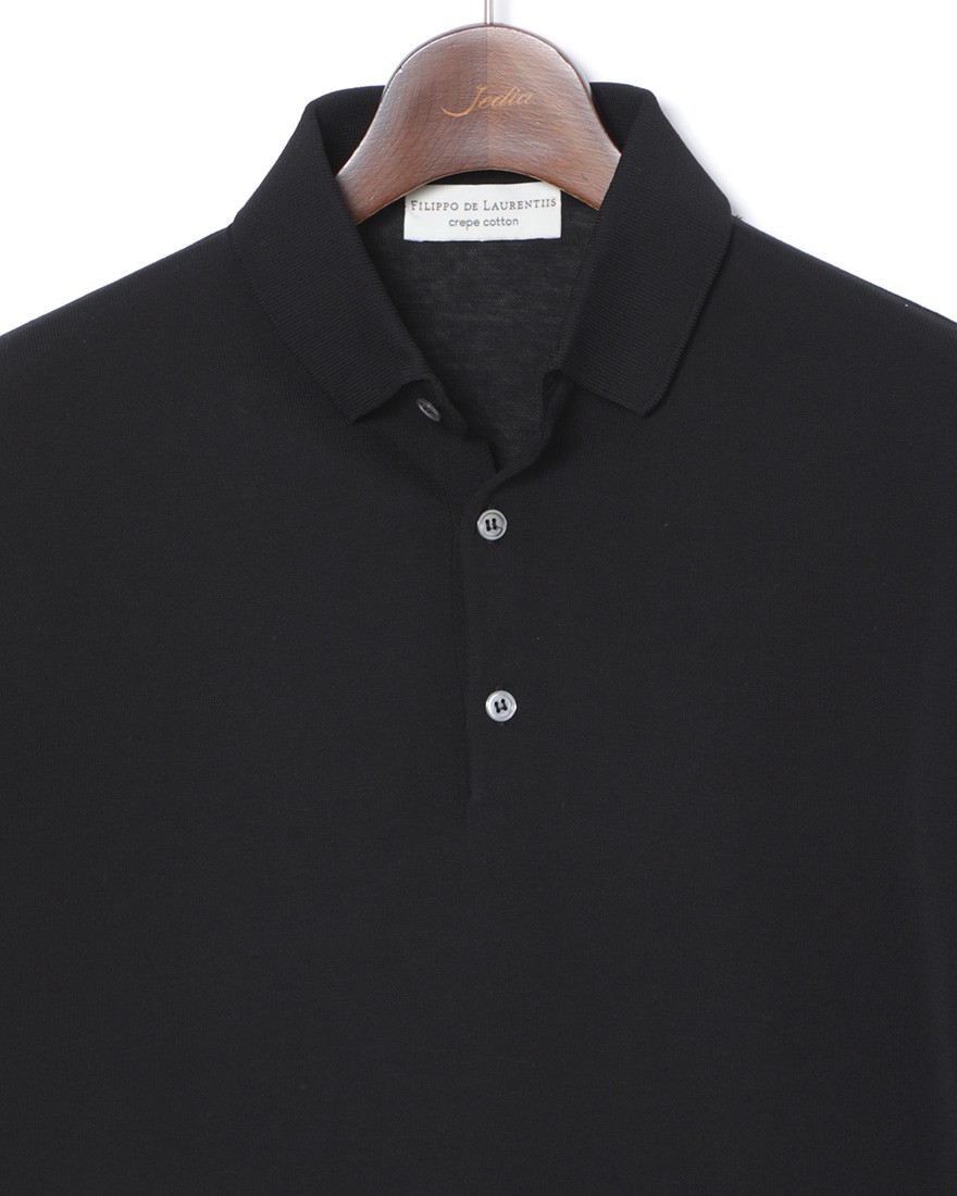 FILIPPO DE LAURENTIIS14Gクレープコットン ポロシャツS/S06l
