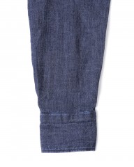 giannettoデニム カッタウェイシャツ【VINCI FIT】mb_11l