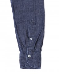 giannettoデニム カッタウェイシャツ【VINCI FIT】mb_12l