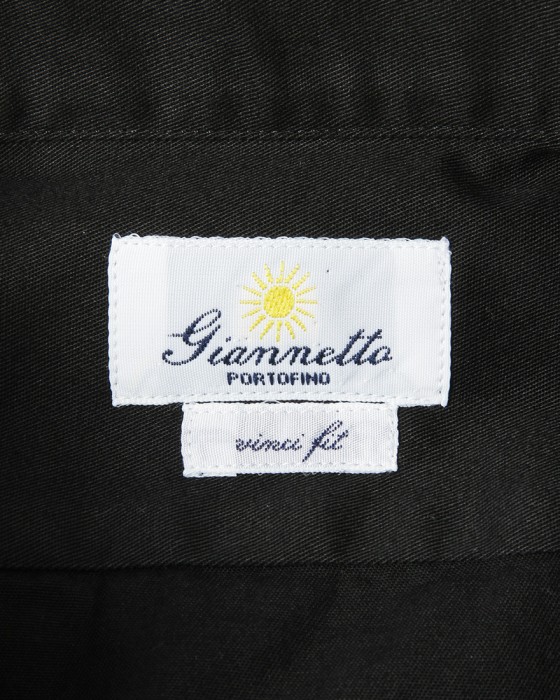 giannettoギャバジン カッタウェイシャツ【VINCI FIT】10l