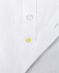 giannettoコットンリネン カッタウェイシャツ【VINCI FIT】mb_06l