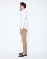 giannettoコットンリネン カッタウェイシャツ【VINCI FIT】mb_18l