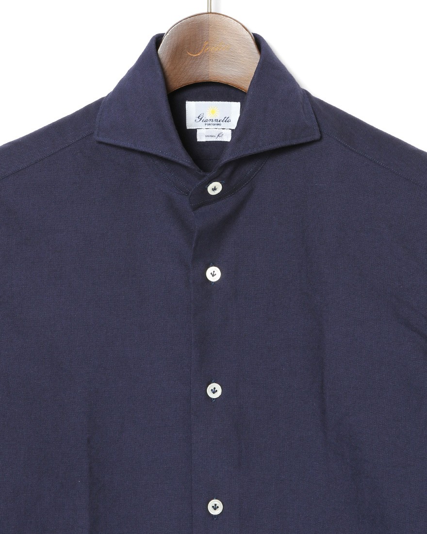 giannettoオックス カッタウェイシャツ【VINCI FIT】03l