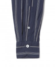 giannettoコットンガーゼストライプカッタウェイシャツ【VINCI FIT】mb_12l
