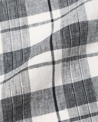 giannettoブラックチェックコットンリネン 2Bシングルジャケット【CORALLO】mb_19l