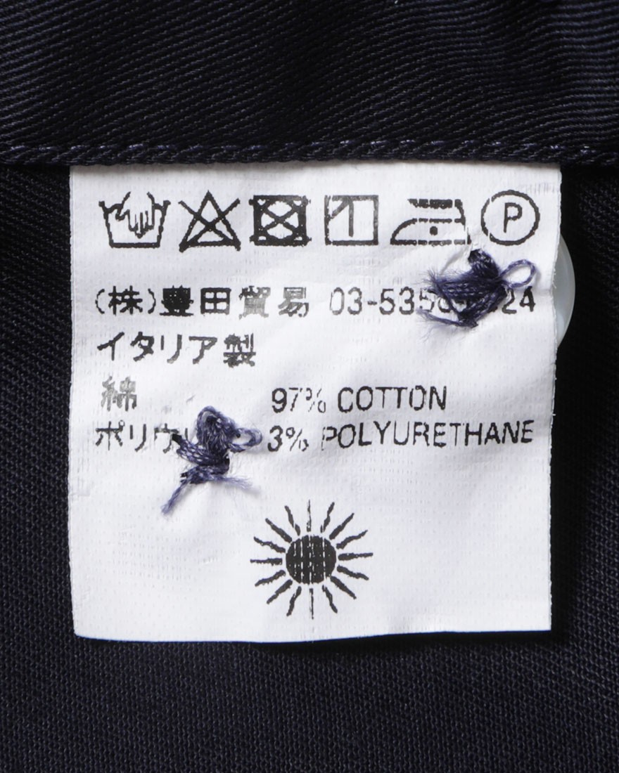 カッタウェイ コットンストレッチ シャツ【VINCI FIT/ヴィンチ