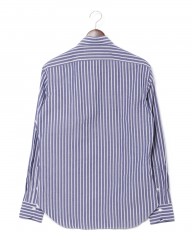 giannettoシアサッカー ストライプ カッタウェイシャツ 【SLIM FIT】mb_04l