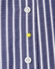 giannettoシアサッカー ストライプ カッタウェイシャツ 【SLIM FIT】mb_08l