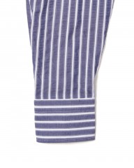giannettoシアサッカー ストライプ カッタウェイシャツ 【SLIM FIT】mb_13l