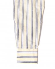 giannettoコットンリネン ストライプ カッタウェイシャツ 【SLIM FIT】mb_13l