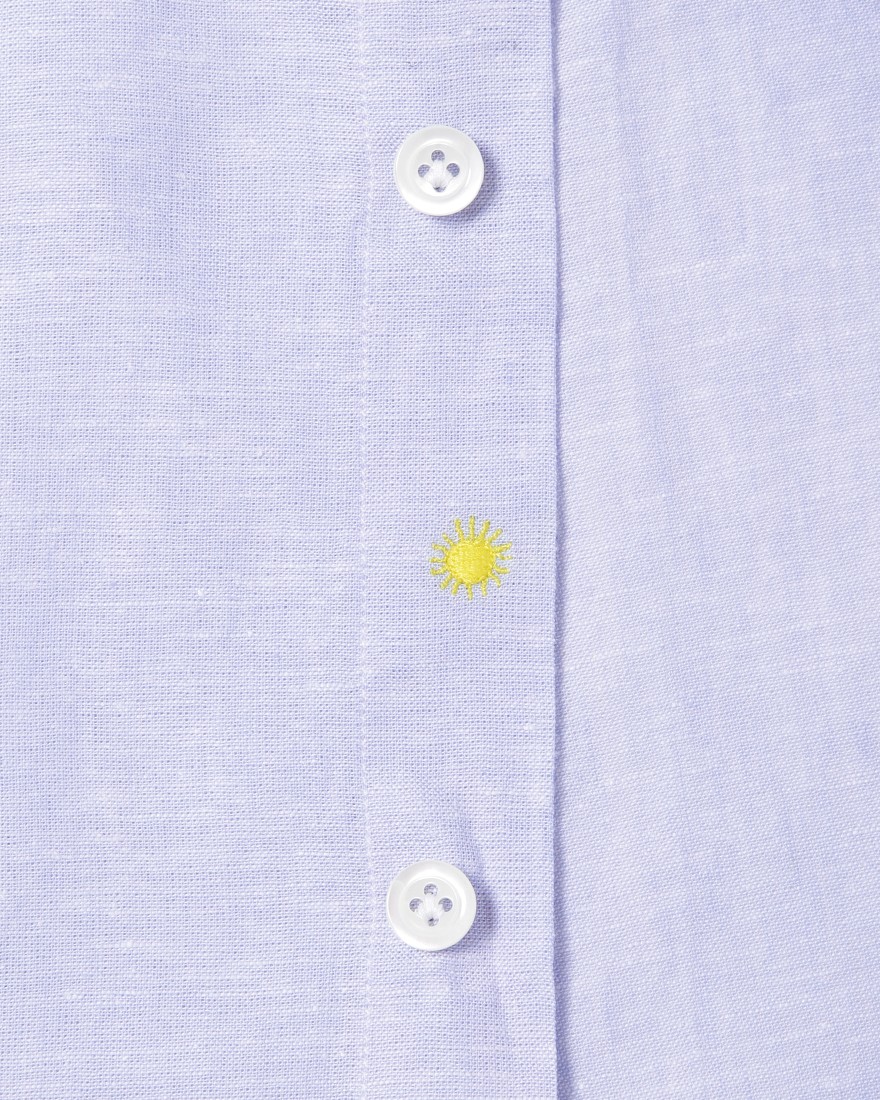 giannettoリネンコットン カッタウェイシャツ 【SLIM FIT】07l
