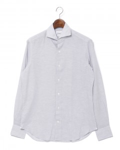 リネンコットン カッタウェイシャツ 【SLIM FIT】